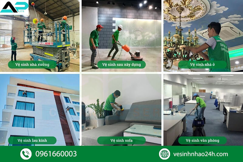 dịch vụ vệ sinh công nghiệp tại Bình Dương